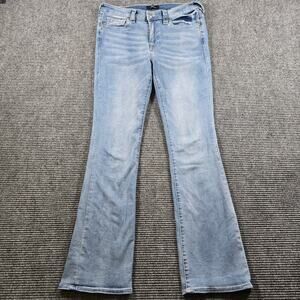True Religion Jeans Women's 30 Blue Becca Mid Rise Bootcut Stretch